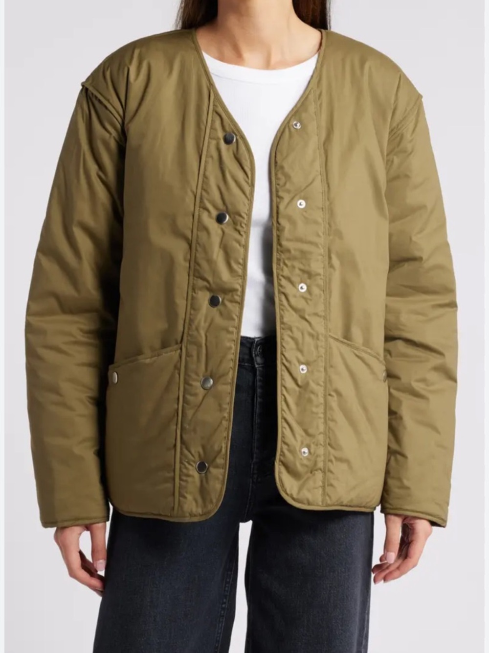 Rails Willey padded green lightweight jacket